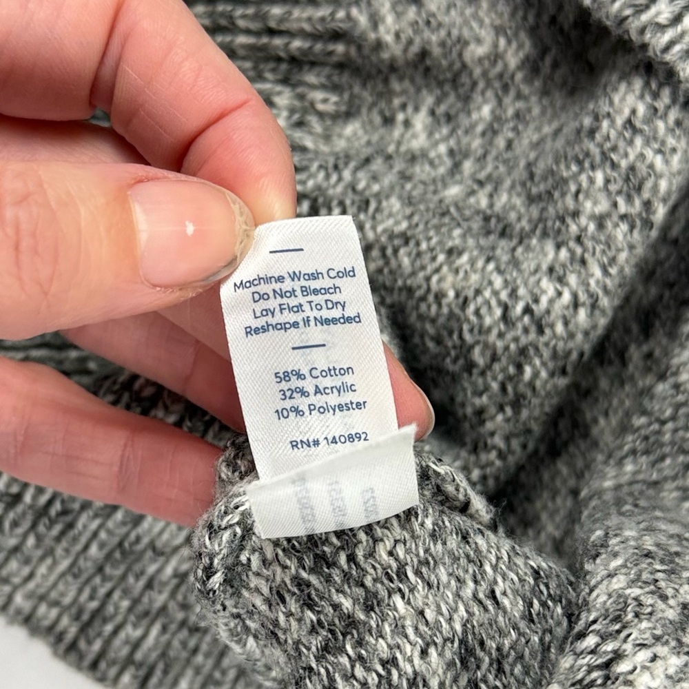 Marine Layer Alma Puff Sleeve Sweater Gray Knit Size XS EUC - Picture 12 of 14